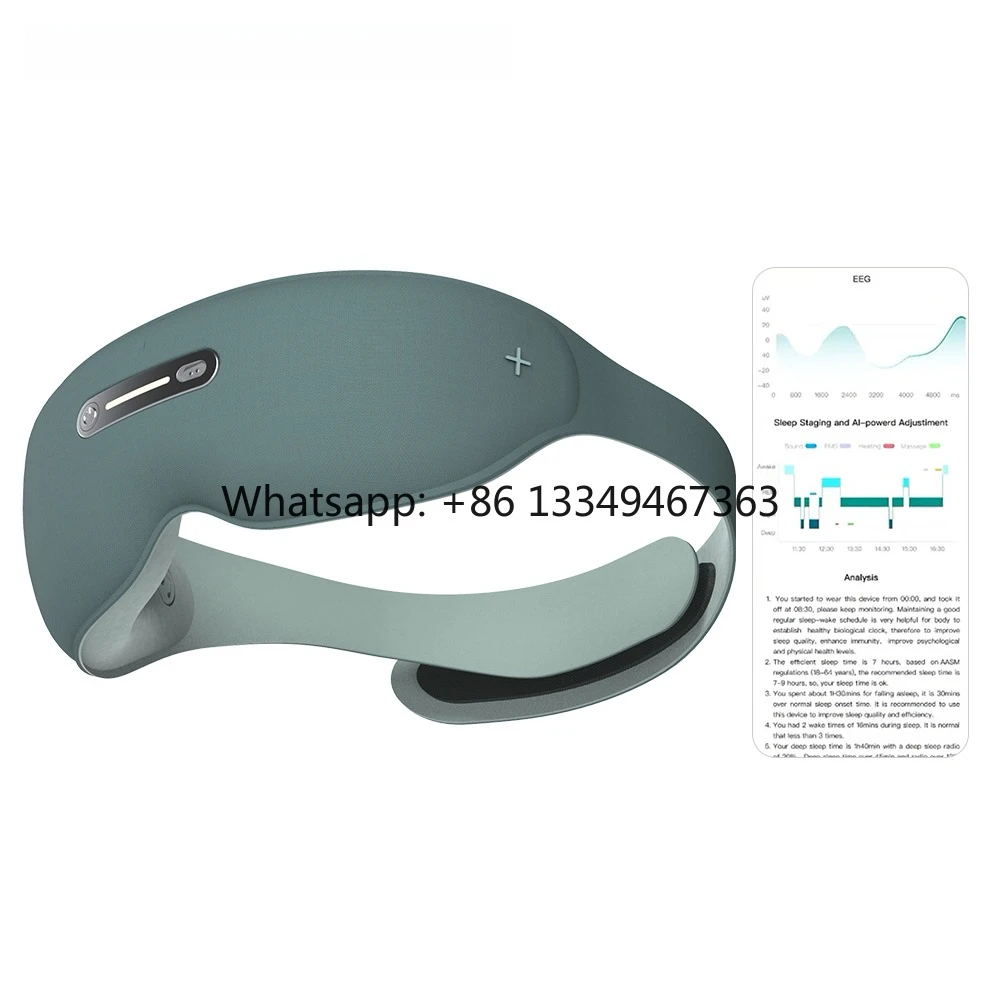 Controlled Smart Sleep Mask Intelligent Weighted Eye Massager with Heat for Better Sleep and Eye Care