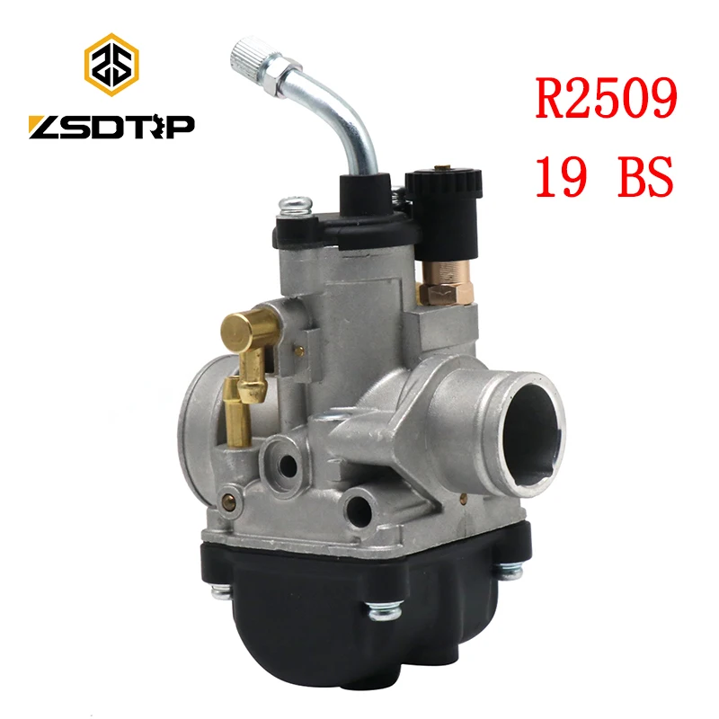 ZSDTRP Motorcycle Carburettor for Dellorto PHBG BS 19mm Fits 2-Stroke Scooter 50-125CC R2509