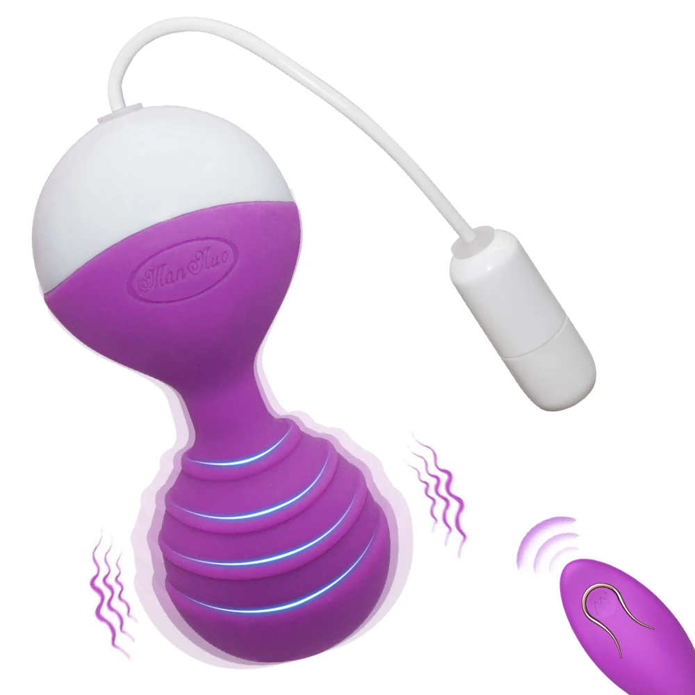 10 Speeds Kegel Ball Vaginal Tighten Exercise Trainer Ben Wa Wireless Remote Control Vibrating Eggs Vibrator Sex Toys for Women