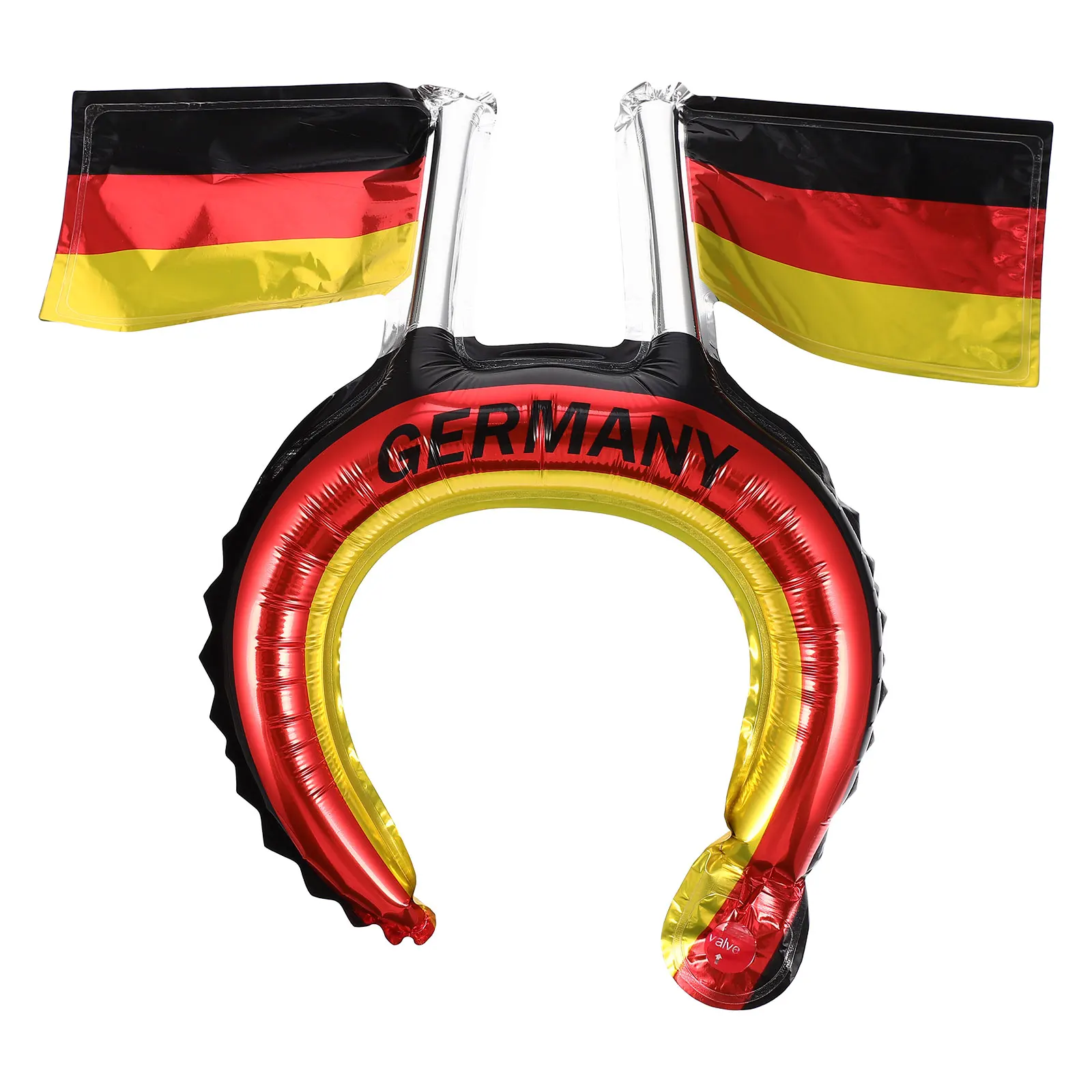 

Football Party Decorations Headdress Flag Headband Office Themed Headbands