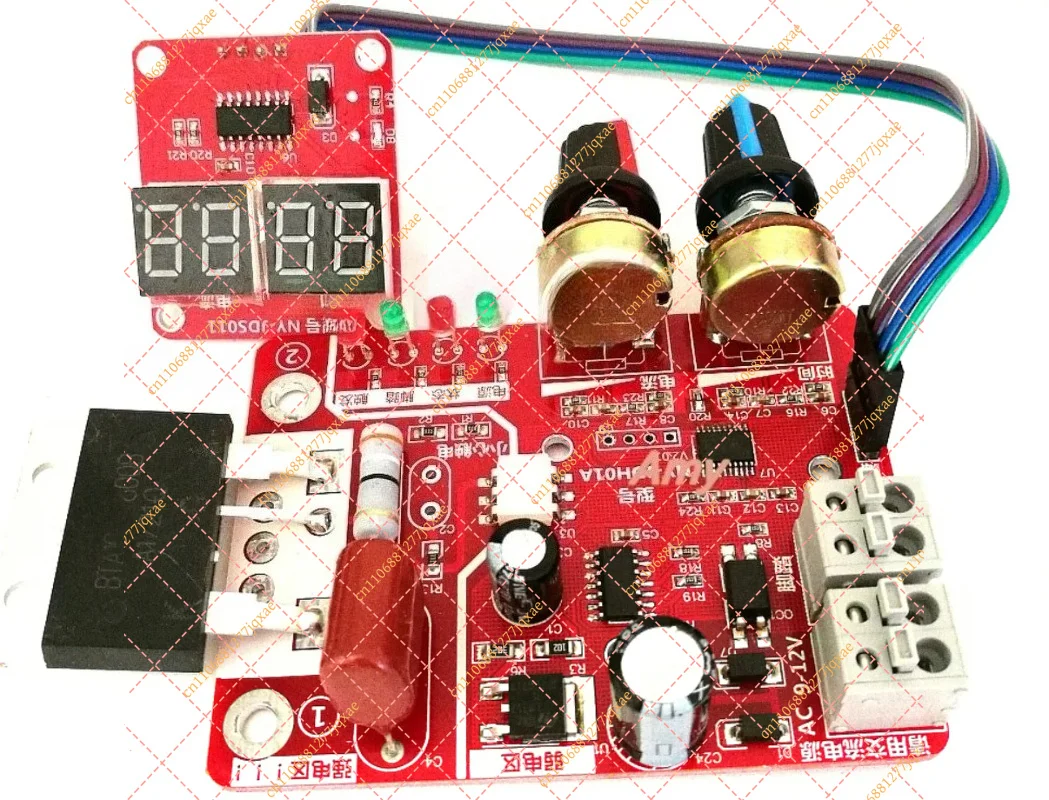 Digital Display Spot Welder Time Current Controller Panel 40A/100A Upgraded Version