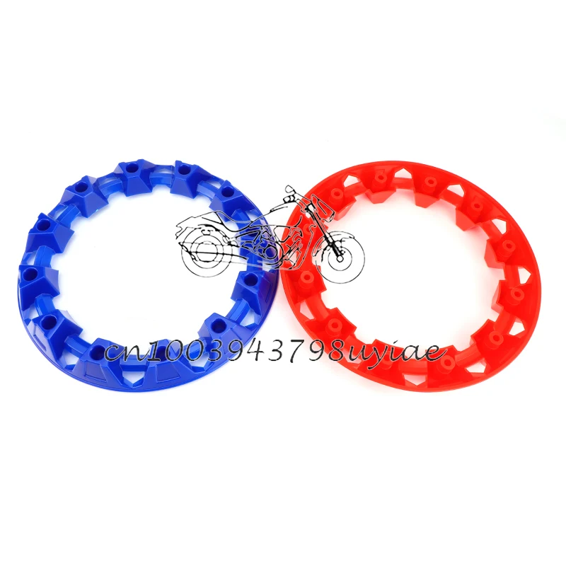 4 Pack 10 Inch Wheels ATV Wheel Trim Rim Caps Hub Protectors Universal Vehicle All Terrain Wheel Plastic Cover Accessories
