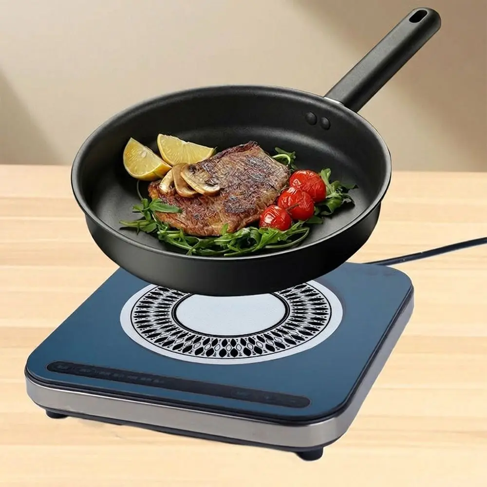 Black Induction Hob Protector Mat High Temperature Resistance Silicone Induction Cooktop Protector Anti Slip Placemat
