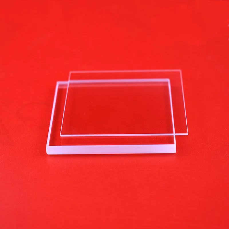 60X60X1 Mm5Mm/50X20X1Mm Quartz Substrate High Temperature Resistant Glass Observation Window High Ultraviolet Transmittance Jgs2