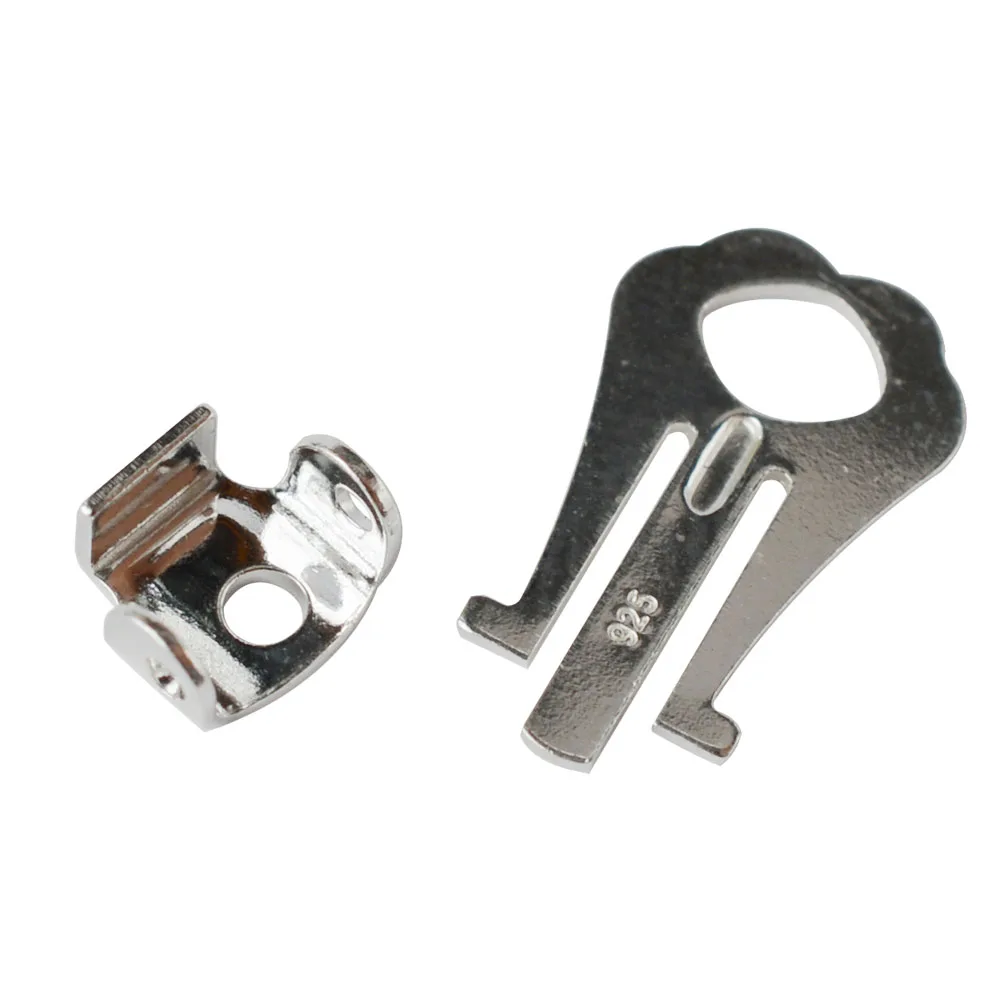 

Sterling Silver Ear Clip Base Findings Earring Converter Jewelry Making Accessories, Ear Clip-on Flat Stamped Medium Unassembled