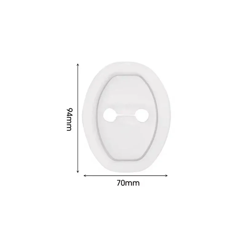 Universal Car Door Slamming Anti-vibration Silicone Cushioning Mute Shock Absorber Protective Cover Door Latch Protection Pads