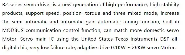 มอเตอร์เซอร์โว Lichuan AC 220V 1.5KW 3000rpm 4.0nm พร้อมตัวควบคุม A6 Canopen RS485 พร้อมสายเคเบิล 3 เมตร