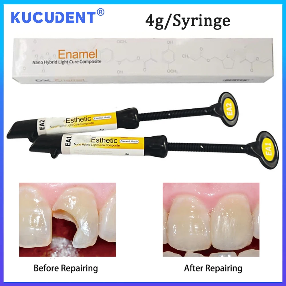 

4 г/шт., стоматологическая эмаль, материал, эстетика, наногибридная композитная смола, DENTEX, светоотверждаемая, стоматология, восстановление зубов, склеивание