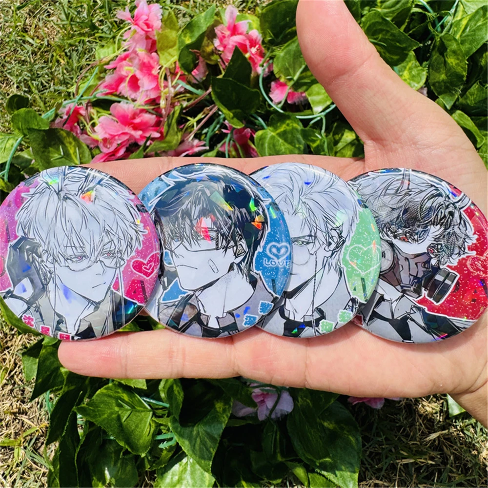 

Anime Love And Deepspace Xavier Zayne Listen Rafayel Sylus Caleb Cosplay Costumes SPTE Tin Pin Badge Accessories Prop