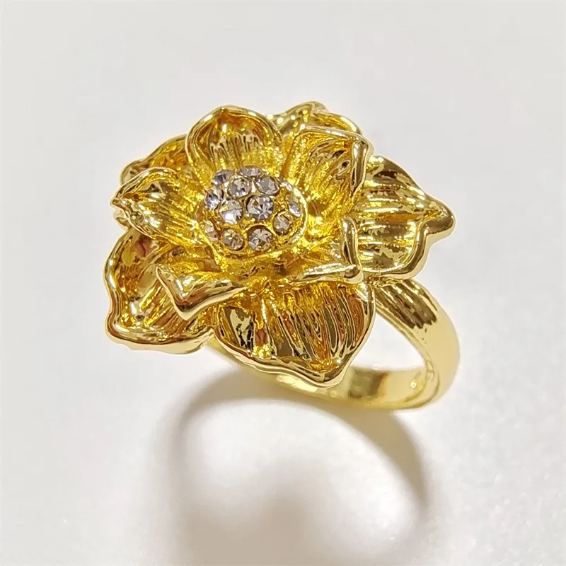 Hot Sale Creative New Melaleuca Flower Ring Women\'s Accessories