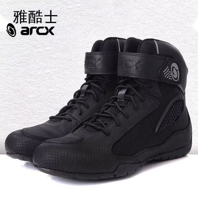

ARCX Motorcycle Leather Boots Motocross Off-Road Protective boots Botas Scooter Racing Moto Bike Riding Kart Shoes boots