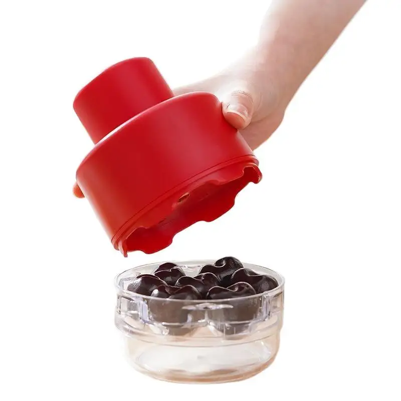 New Cherry Pitters Corer Handheld Press Cherry Pitter Remover With 7 Holes Multi-Purpose Fruit Core Pitting Tools