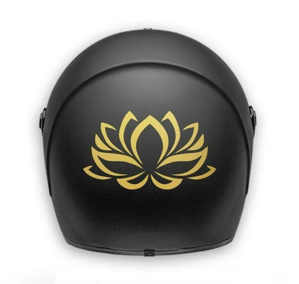 

For motorcycle helmet stickers / decal removable lotus