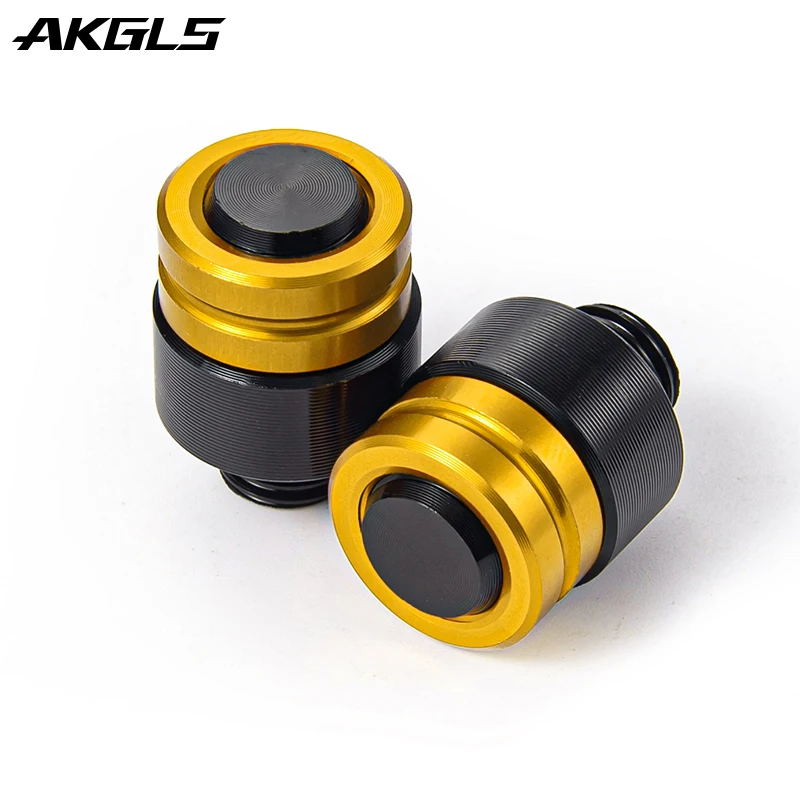Achteruitkijkspiegel Gat Pluggen – CNC Aluminium Voor KTM Duke 390/1290/790/890 En Meer (Oranje)