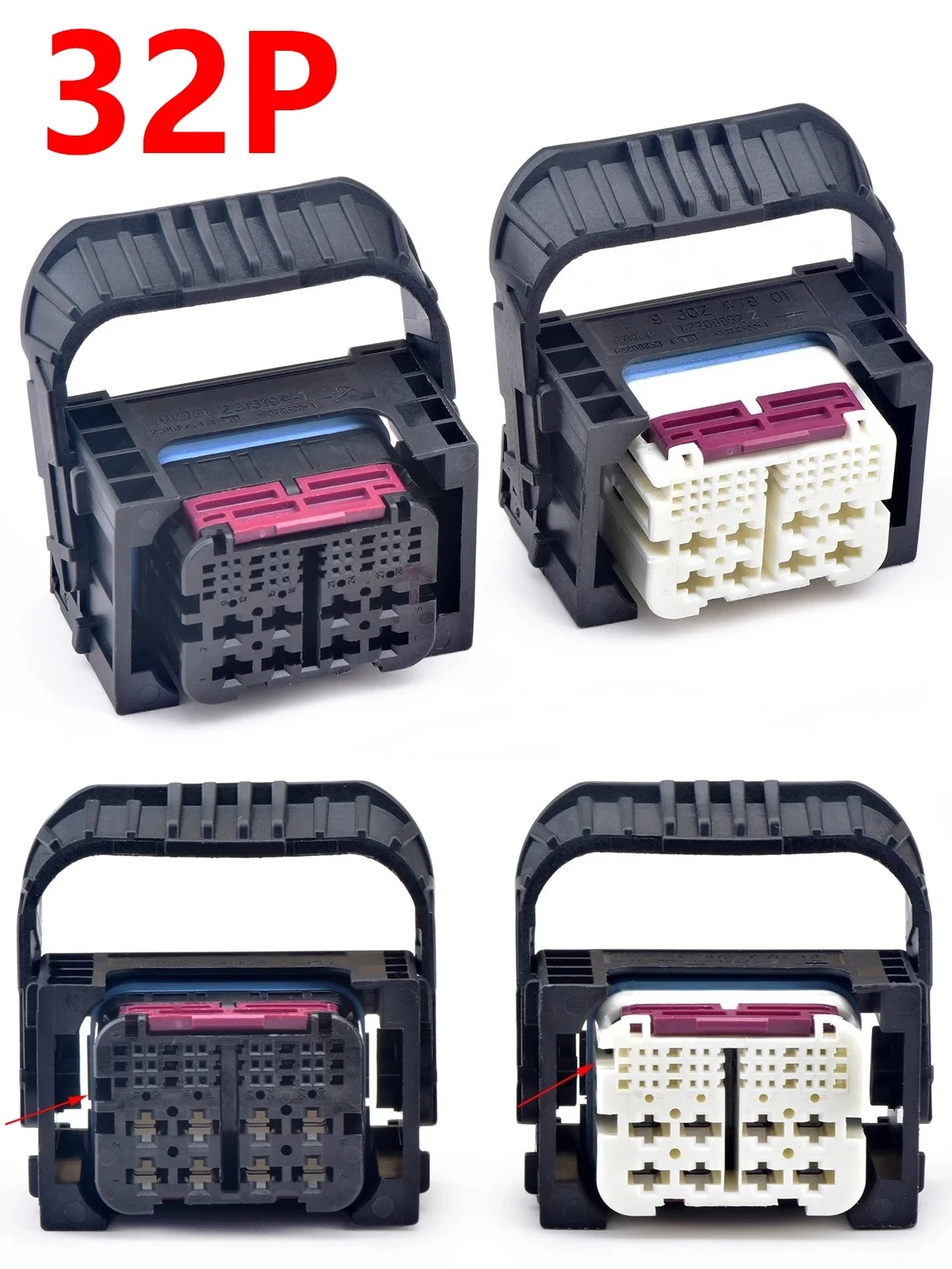 Connecteurs automobiles 32 broches pour calculateur moteur ECU 9 302 478 01 1-2208852-1 2316194-1 2316195-1 1-2208852-2 pour MG1 MD1