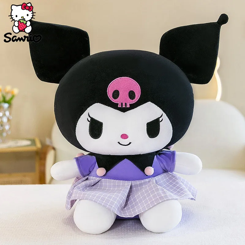 40Cm Plushie Sanrio Plush Toy Kuromi Plush Pillows My Melody Stuffed Doll Kawaii Home Decor Children Birthday Gift Girl Kid Toys