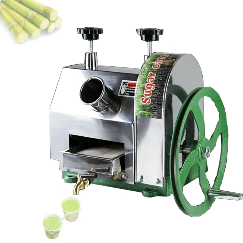 Hand Sugarcane Juicer Hand Held Stainless Steel Desktop Sugar Cane Machine Cane-juice Squeezer Cane Crusher