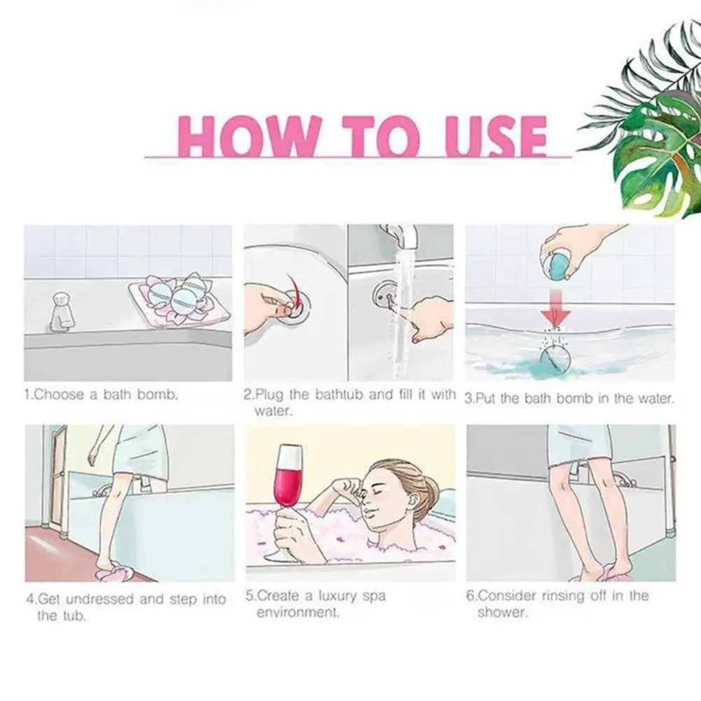 フレグランスアロマセラピーバブルスモールバスボムボディストレスリリーフ角質除去保湿スパソルトボール交換用