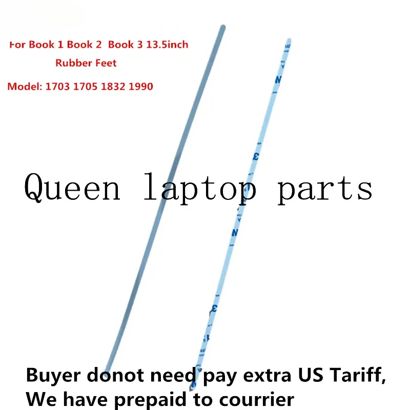 2pcs New  For Surface Book 1 Book 2 1705 Book 3 1834 1835 Rubber Feet 13.5inch