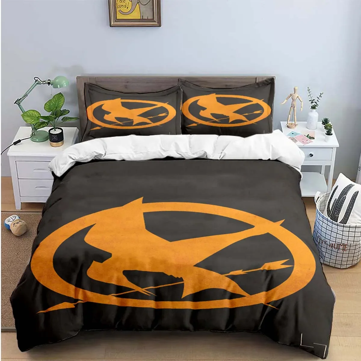 The Hunger Games Fashion Anime 3d Digital Printing Bedding Set Duvet Cover Comforter Bed Youth Kids Girl Boys Gift Home Textiles