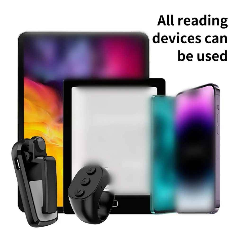 

Wireless Multifunction Remote Page Turners Page Clicker Phone Camera Video Record Remote Triggers Page Turners For Kindle Tablet