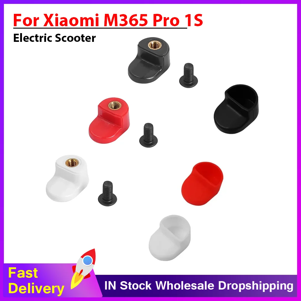 Gancho de Para-lama Traseiro para Xiaomi M365 Pro 1S, Gancho de Força Dobrável, Parafuso Mudapron, Capa de Borracha, Acessórios para Patinete Elétrico