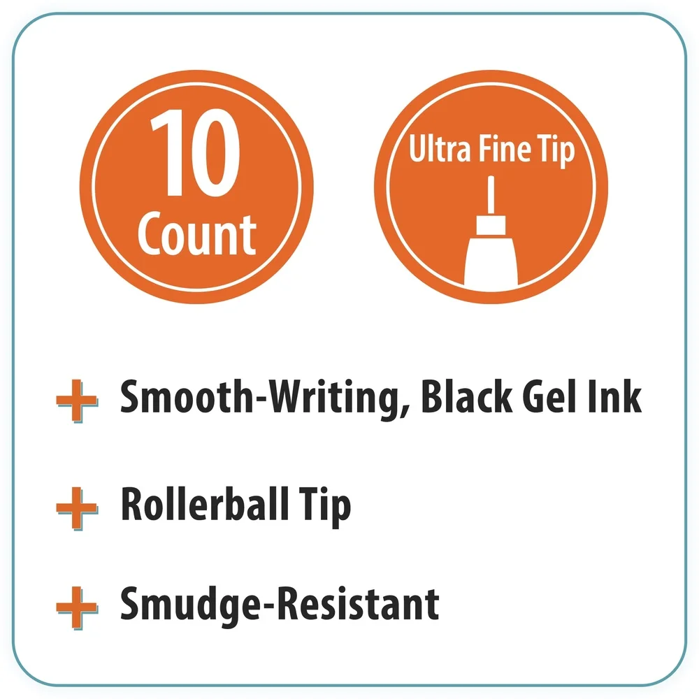 

24 Count Felt-Tip Markers Medium Tip Assorted Colors Quick Dry Ink Non Bleed Ideal Notes Drawing Scrapbooking