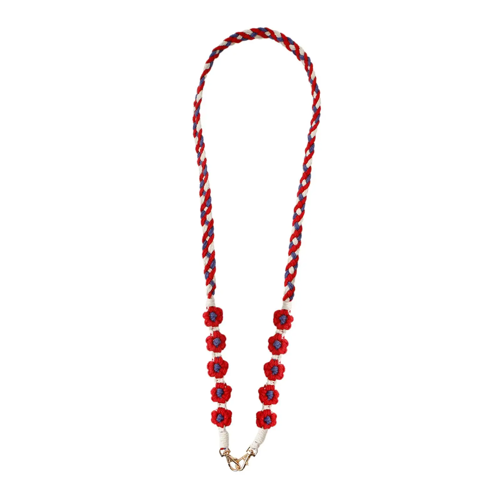 2x حبل للهاتف للهواتف المحمولة - حزام كتف بتصميم زهرة للنساء