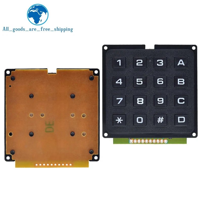 Menbrance Switch Module 1/3PCS 3*4 4*4 Matrix Switch Keyboard Keypad Array Module ABS Plastic ...