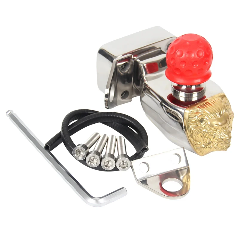 

Тягово-сцепное устройство в стиле маски льва, сверхпрочное, стальное, 85x45 мм, для заднего бампера, внедорожное, для переоборудования, буксировочный крюк, аксессуар для буксировки автомобиля