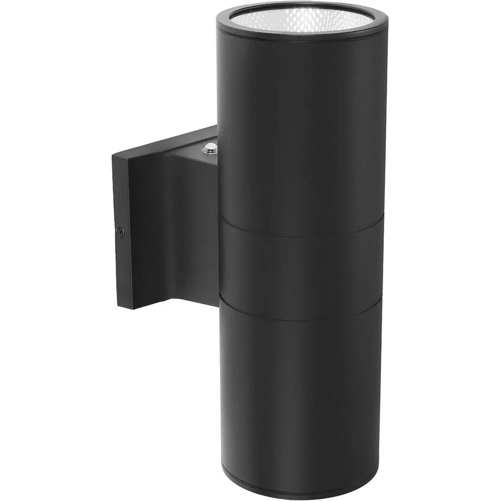 

Цилиндрический светодиодный уличный настенный светильник - ern Wall Wash Up and Down Porch Light, 2300 люмен, 5 режимов цветовой температуры (2700K/3000K/3500K/4000K/5000K), с датчиком сумерек