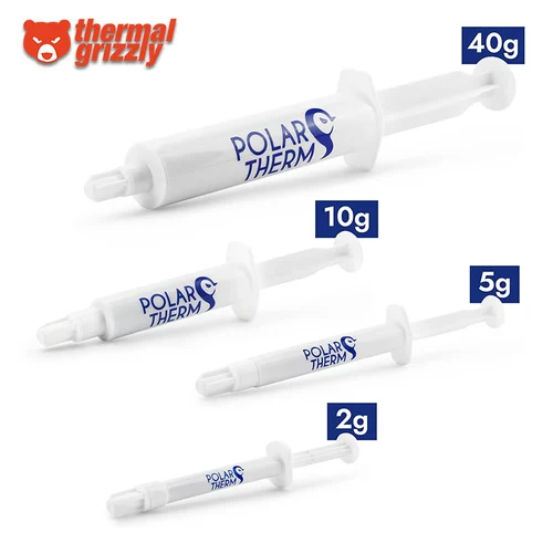 Imagen 1 del producto Pasta térmica Grizzly PT-X8 PT-X10, nuevo producto, Polartherm para CPU/GPU, pasta de grasa de silicona conductora térmica