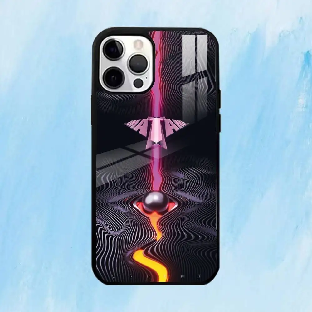 T-Tame Impala Psychedelic Art Phone Case For iPhone17,16,15,14,13,12,11 Plus,Pro Max Magnetic For Magsafe Wireless Charging