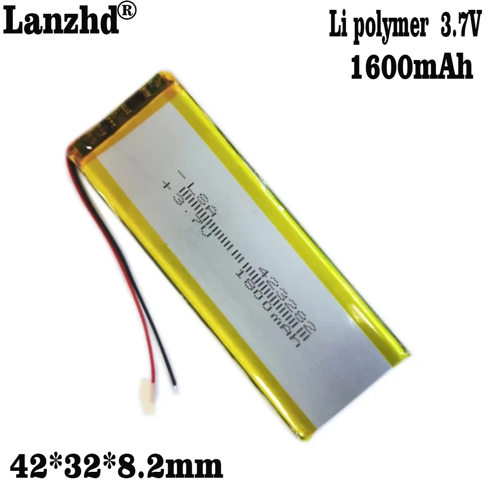 1-20pcs 423282 423482 3.7v 1600mah lithium polymer battery 3 7V li ion lipo rechargeable batteries for Mp4 dvd GPS navigation