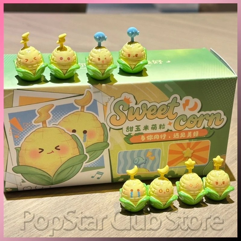 

Rays Sweet Corn Mini Collectible Figurine Cute Resin Ornament Car Decoration Work Desk Decor Home Decor Creative Gift For Adults
