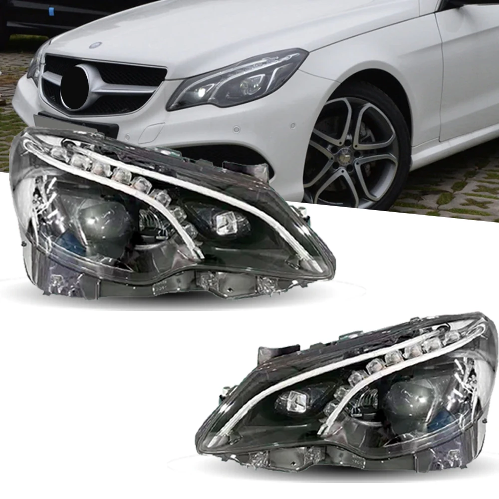 Headlights For Benz W207 E-Class E200 E260 E300 LED 2010-2017 Head Lamp Car Styling DRL Signal Projector Lens Auto Accessories