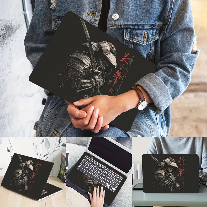 

Наклейка на чехол для ноутбука из ПВХ с рисунком самурайских ножей, устойчивый к царапинам художественный чехол «сделай сам», подходит для HP Dell, Lenovo, Apple, ASUS