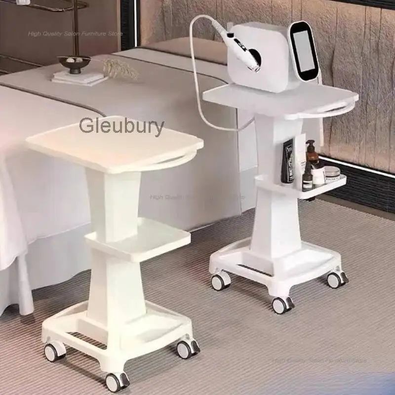Utility Cart Tattoo Salon Trolley Cleaning Hotel Manicure Cosmetic Salon Trolley Accent Cart with Wheels Furniture Carritos Lstc