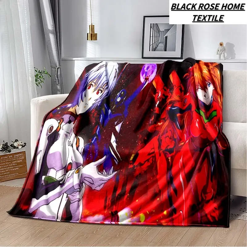 

28 Styles N-Neon G-Genesis E-Evangelian Anime Blanket Children's Room Noon Break Essential Winter Warm Flannel Sleeping Blanket