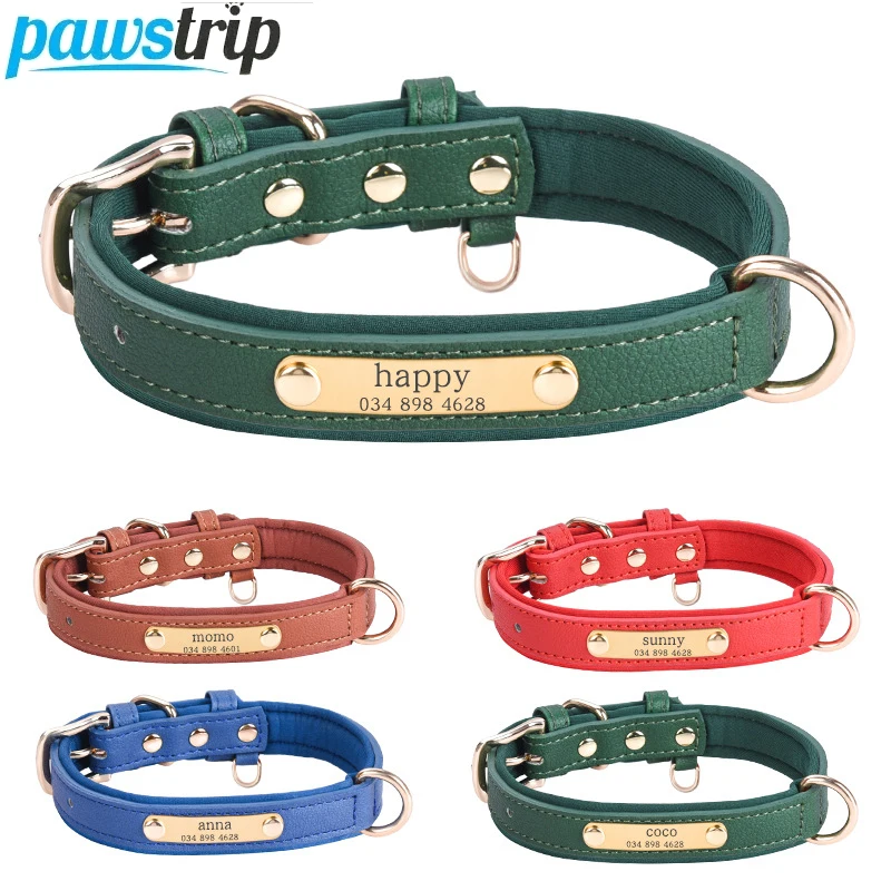 

Customized Pet Dog Collar Personalized Pet ID Nameplate for Cats Small Medium Large Dogs Anti-lost Pet ID Tag Dog Accessories