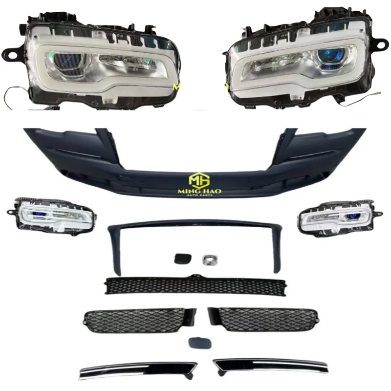 

Upgrade for Rolls-Royce Phantom with Grille-Like Front Bumper and Light Components Used Condition