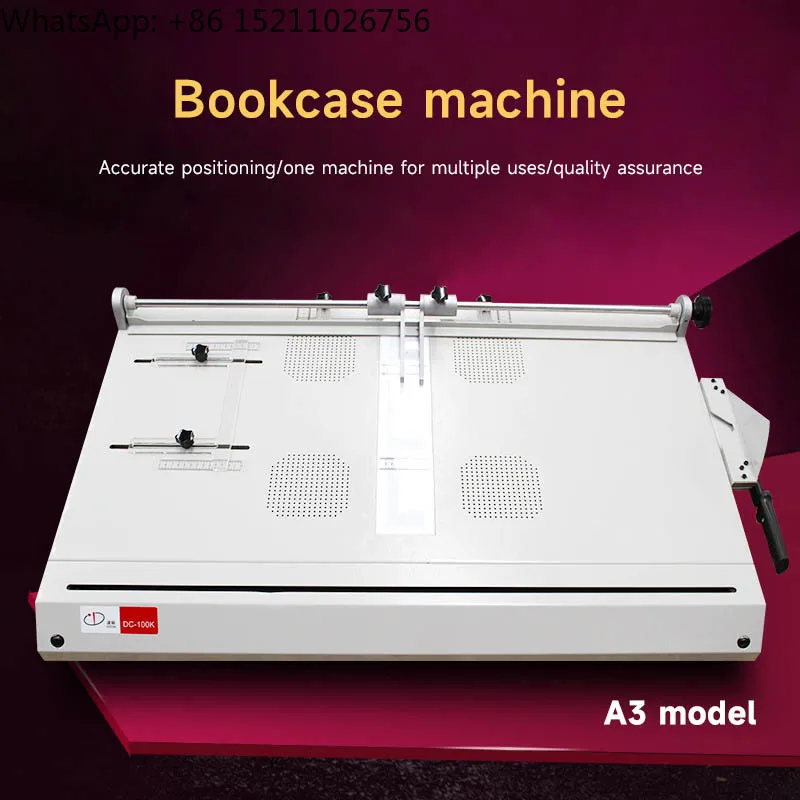 DC-100K Hardcover Book Case Machine Electric Power Accurately Positions and Forms Hardcover with Corner Cutting and Hemming