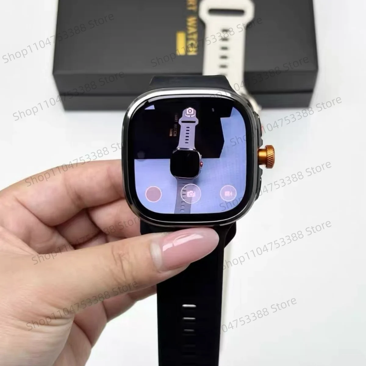 2025 جديد M99 Smartwatch الإصدار العالمي 2.4 بوصة AMOLED شاشة إدراج بطاقة Sim GPS WiFi 190 ° لعبة الكاميرا الدوارة أندرويد 10.0 #4