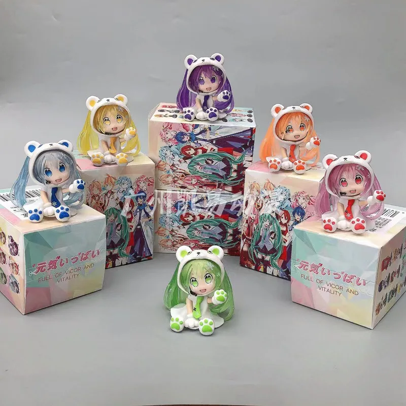 Hatsune Mirai lucky Gift Box Miku Mystery Box Anime Figure Game Action Figure Blind Box Lucky Model Doll Lucky Model Toy