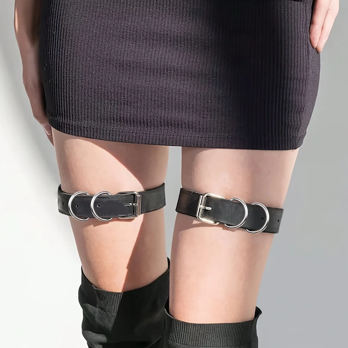 1 Pair Black Fashion Garter Belt For Women Girl JK Japanese Style Adjustable Straps Thigh Belt Leg Suspenders Accessories - AliExpress 200000297 1 Pair Black Fashion Garter Belt For Women Girl JK Japanese Style Adjustable Straps Thigh Belt Leg Suspenders Accessories - AliExpress 200000297
