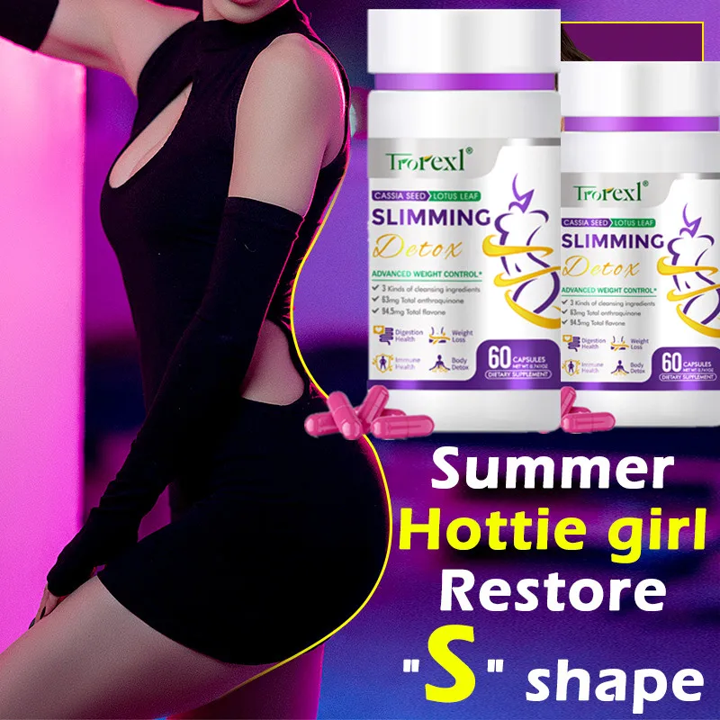 [60 Caps] Cassia Seed & Lotus Weight Loss Pills - Natural Fat Burner for Women | Clinically Tested Formula Safe Slimming Aid view 6