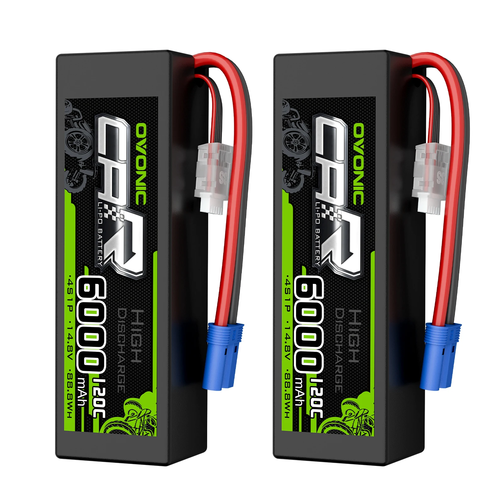 4S Lipo Battery 14.8V 6000Mah - OVONIC 4S Hard Case LiPo Battery