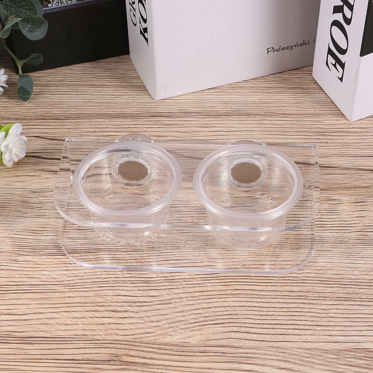 

10pcs Reptile Feeding Bowl Water Dish For Tortoise Lizard Frog Snake Easy Clean Magnetic Design Pet Supplies S Size