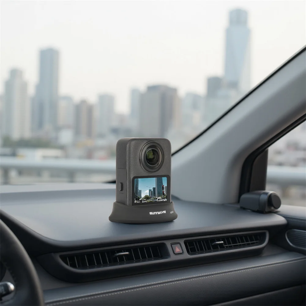 Para dji osmo 360 base de silicone macio desktop/suporte de montagem do carro suporte estável acessórios tiro confiável breaket osmo 360