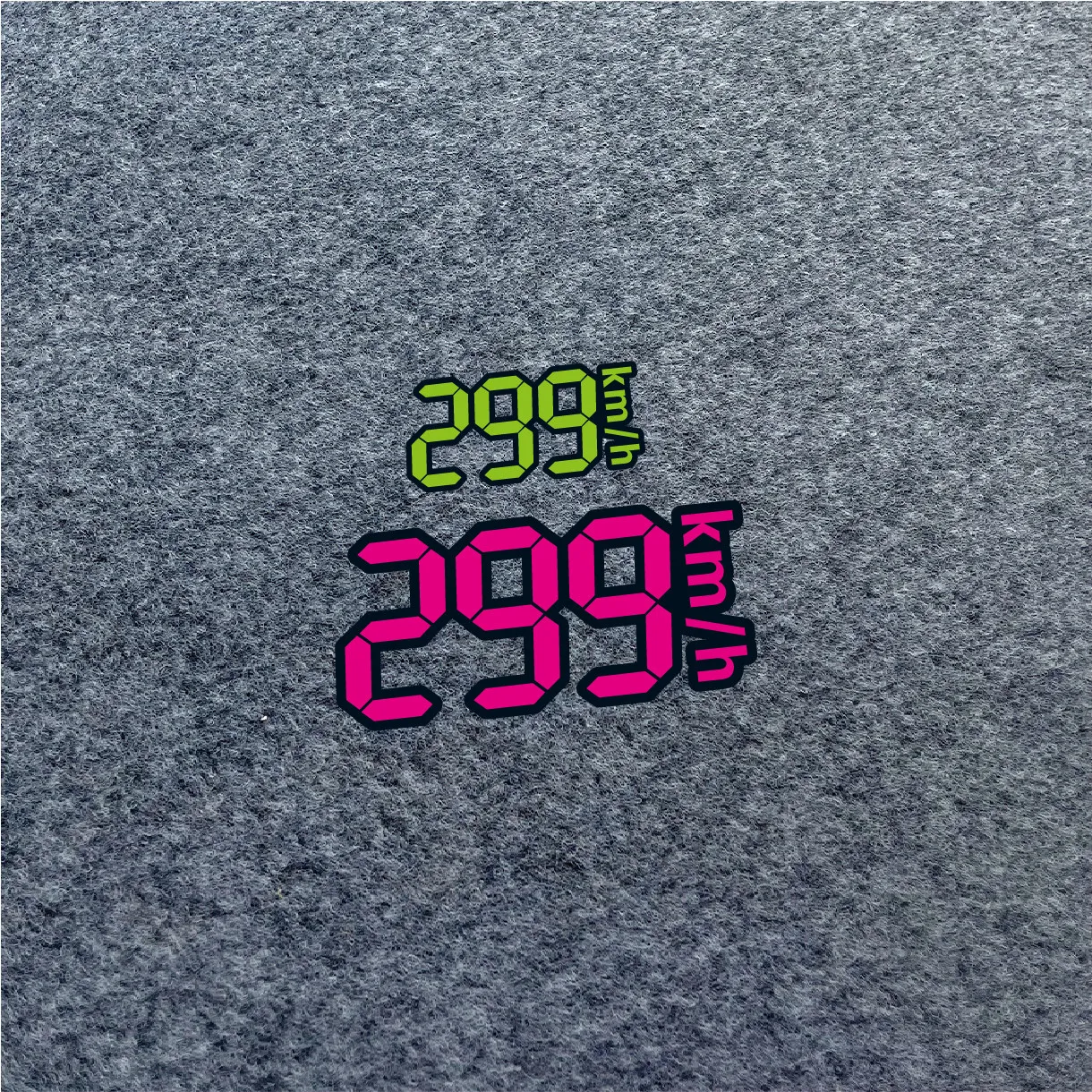 299KM/H Speed Motorcycle Stickers Fun Modified Vinyl Decals Personalized Decor for Electric Scooter Motorbike Helmet